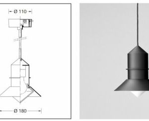 Neue Bega 6415 Pendelleuchten Paar Designleuchten