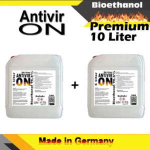 Bioethanol Premium 10 Liter  Tischkamin Ethanolkamin Kaminethanol