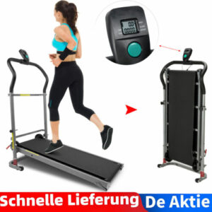 Laufband mit LCD-Display Fitnessgerät Klappbar Heimtrainer Walkpad bis zu 110kg