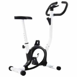 Heimtrainer Fitnessrad Fitnesstrainer Schwarz mit Riemenantrieb für Zuhause