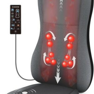 Comfier Shiatsu Massagesitzauflage mit Wärme Rückenmassagegerät