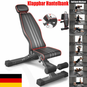 Hantelbank Trainingsbank Multifunktion Bank Schrägbank Klappbar Bankdrücken