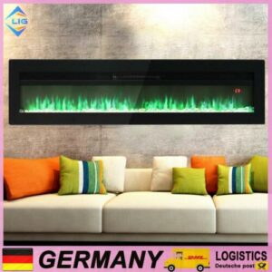 Kamin Elektrokamin 40,50,60 Inch Wandkamin Deko Flammeneffekt mit Fernbedienung