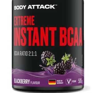 (EUR 47,80/kg) Body Attack - Extreme Instant BCAA Pulver - 500g